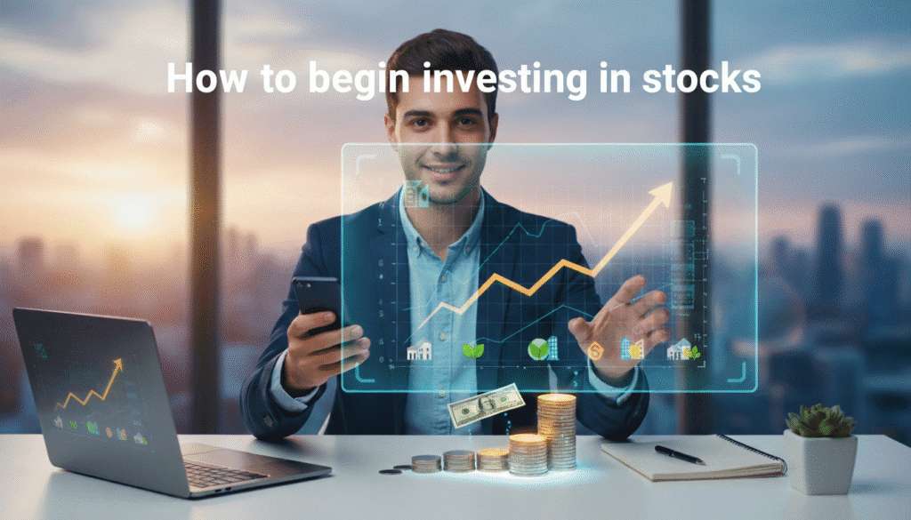 How to begin investing in stocks