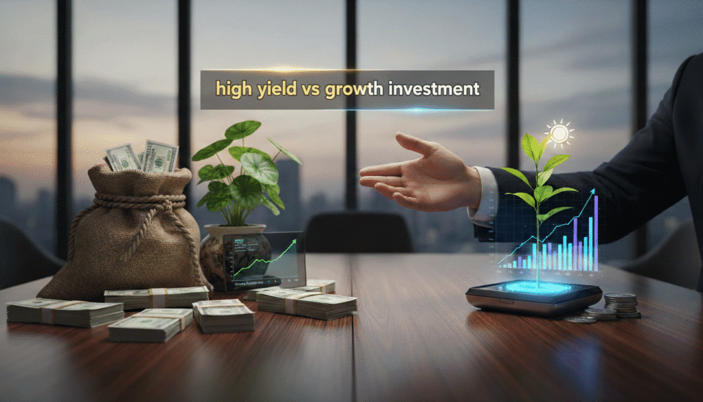  high yield vs growth investment