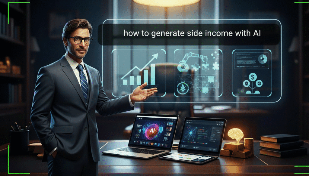  how to generate side income with AI