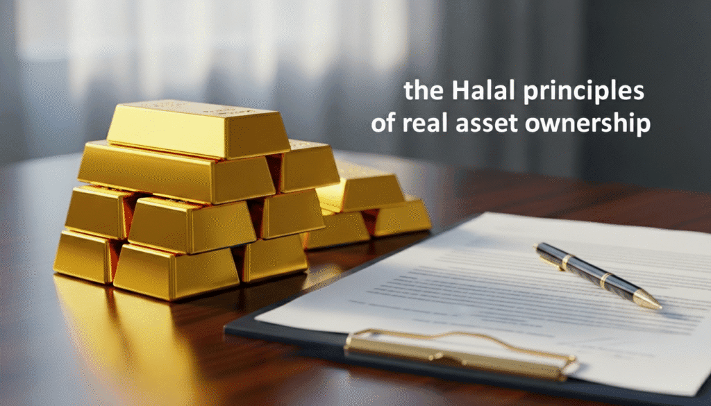 the Halal principles of real asset ownership
