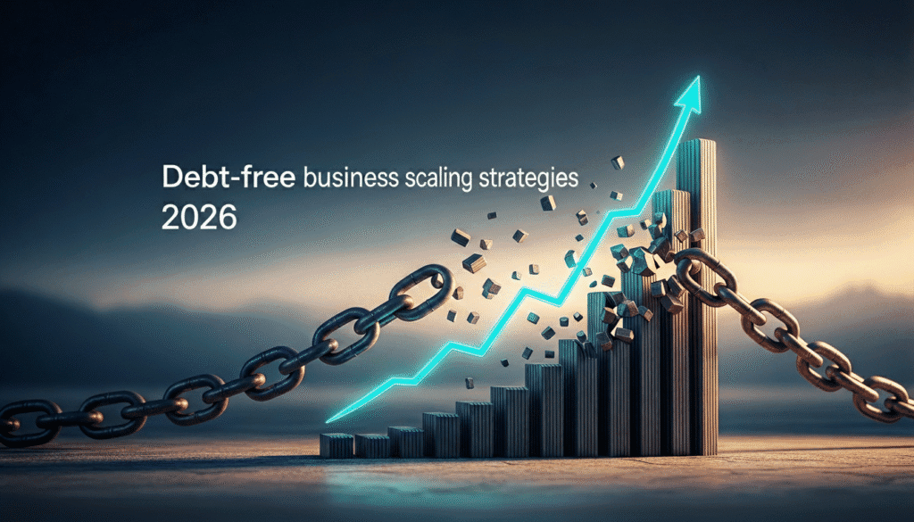 Debt-free business scaling strategies 2026