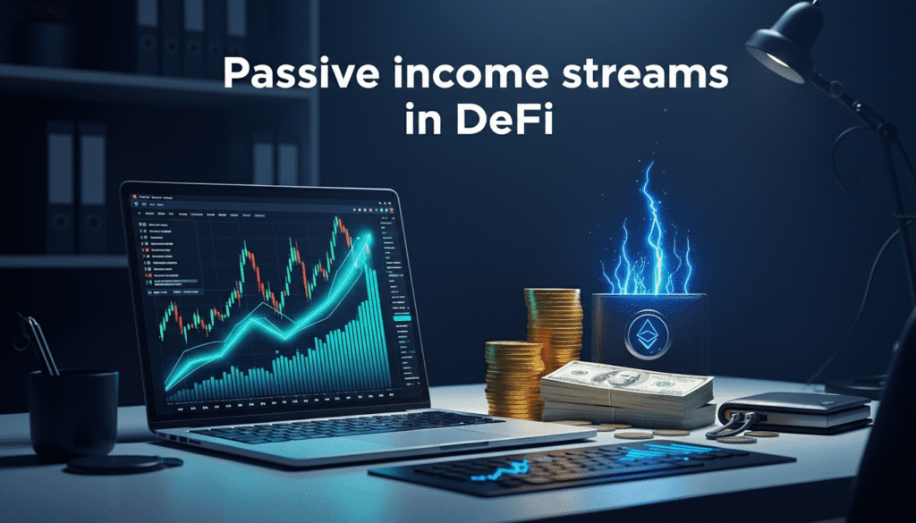 Passive income streams in DeFi