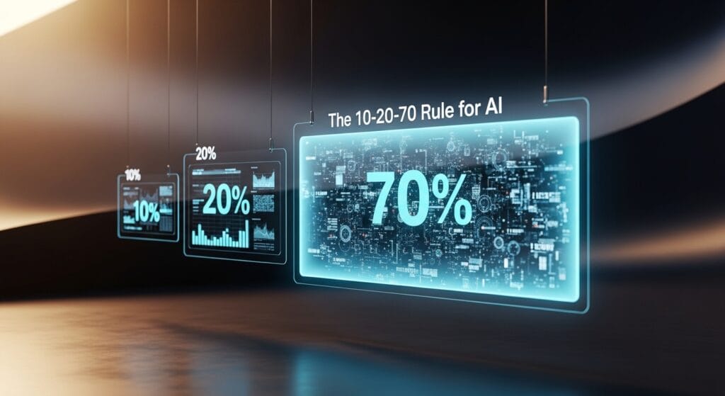 The 10-20-70 Rule for AI
