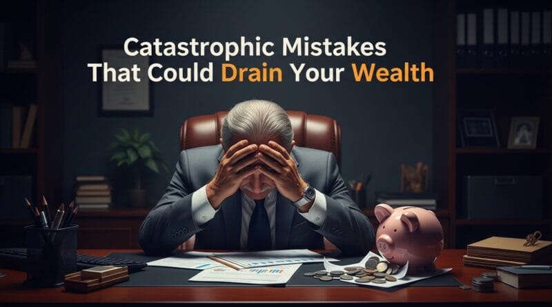 Catastrophic Mistakes That Could Drain Your Wealth