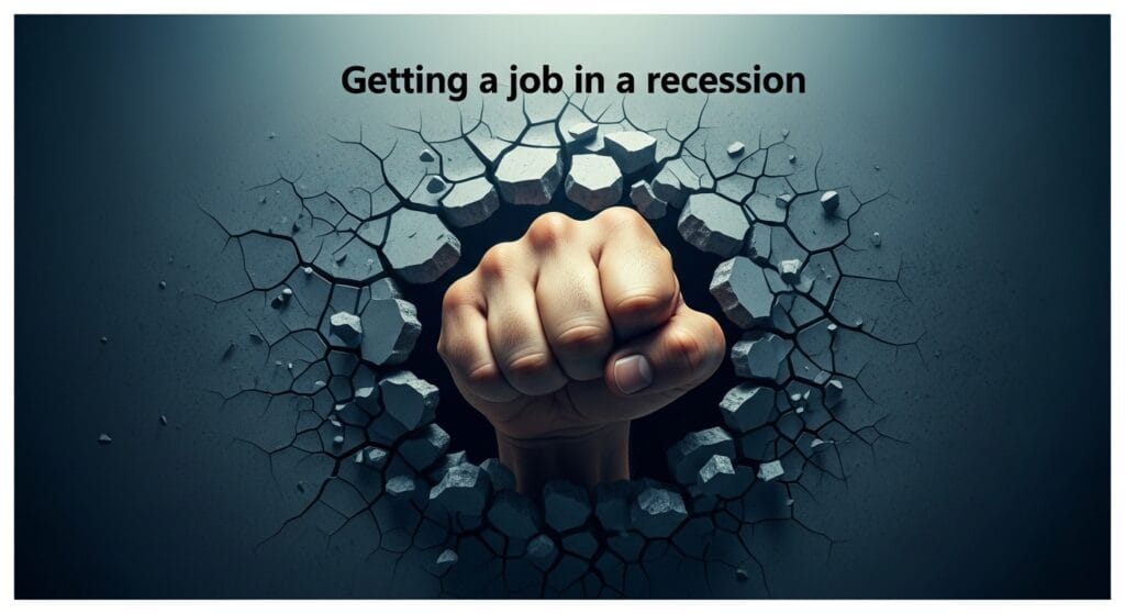 Getting a job in a recession