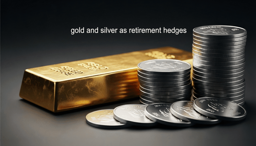 gold and silver as retirement hedges 